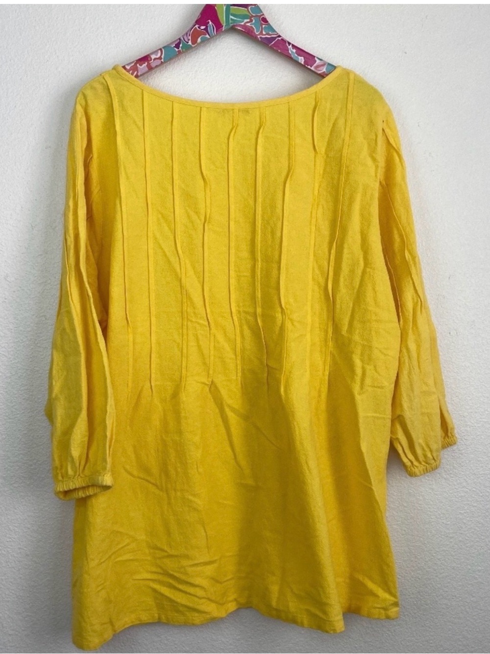 Soft Surroundings Golden Yellow Tunic Top - size 1X - Picture 2 of 4